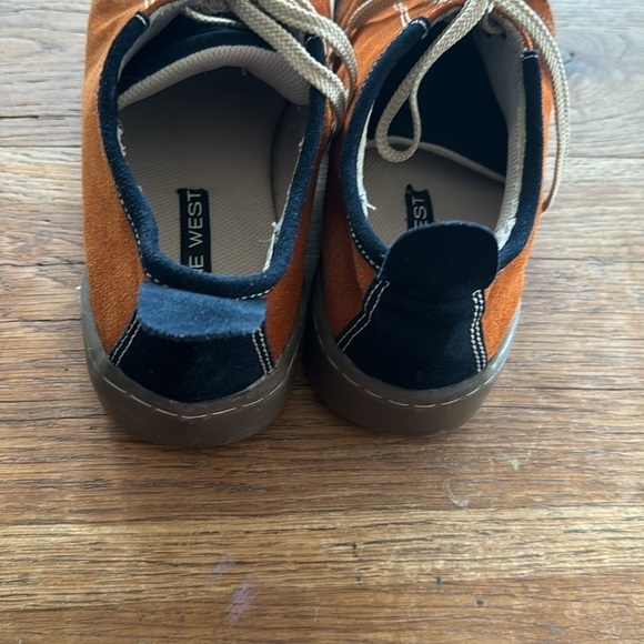 VINTAGE NINE WEST SNEAKERS BLUE/CAMEL COLOR - Picture 5 of 6
